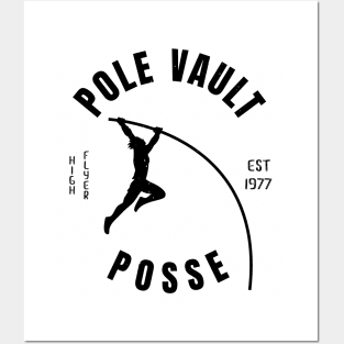 Men Athletics Pole Vault Posse Athlete Gift Posters and Art